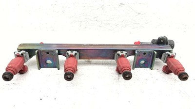 00-02 Nissan Sentra Complete Fuel Rail With Injectors Set Loaded Oem 1.8L Gxe