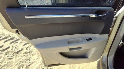 05-07 Chrysler 300 Driver Left Rear Door Trim Panel With Switches Back Gray D1