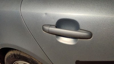 06-10 Sonata Passenger Right Rear Outside Door Handle Back H1 Silver Blue