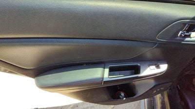 15-16 Wrx Driver Left Rear Inside Door Trim Panel Wih Switches Back Cbl30 Carbon