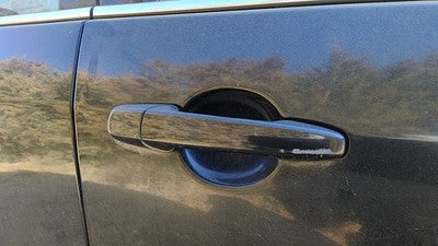 06-12 Fusion Passenger Right Front Outside Door Handle Uh Tuxedo Black Metallic