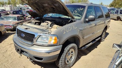 1997-2002 Ford Expedition Driver Left Front Brake Caliper With Mount Bracket Oem