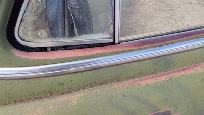 1953 Chevy Bel Air 150 Sedan Driver Left Front Moulding From Door Trim Chrome
