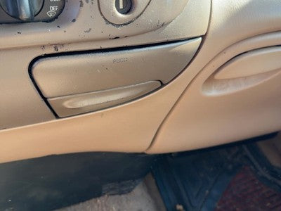 1997-2004 Ford F150 Slide Out Dash Mounted Cup Holder Assembly Oem Tan Ex