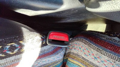 02 Infiniti G20 Driver Left Front Seat Belt Buckle Receiver Oem Black 868426j010