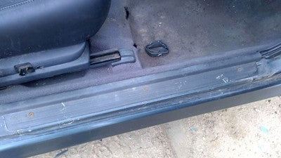 1991 Mitsubishi Galant Vr-4 Passenger Right Lower Sill Step Trim Panel Oem Black