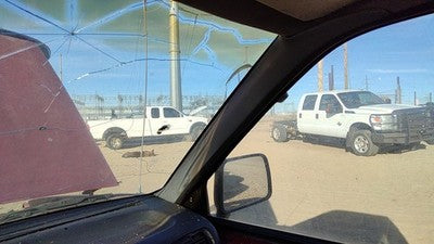 1996 Nissan Hardbody Passenger Right A Pillar Trim Windshield Post Panel Gray