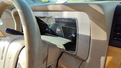 07-14 Lincoln Navigator Trim Bezel Around Speedometer Dash Surround Panel Tan