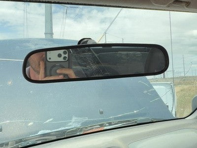 1998 Isuzu Rodeo Inside Rear View Mirror Oem Windshield Mounted
