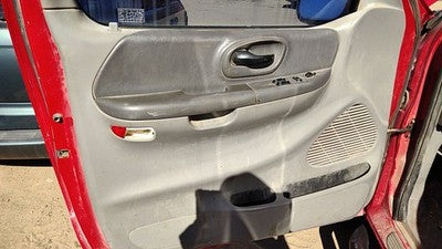 1999-2003 Ford F150 Driver Left Front Door Trim Panel With Master Switch Gray