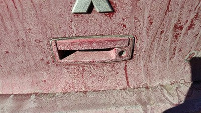 03-04 Outlander Rear Liftgate Handle Back Hatch Release Lever Tailgate Red