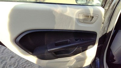 11-13 Ford Fiesta Driver Left Rear Door Trim Panel With Switches Back Black Dl