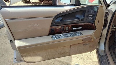 92 Buick Park Ave Ultra Driver Left Front Door Trim Panel With Master Switch Tan