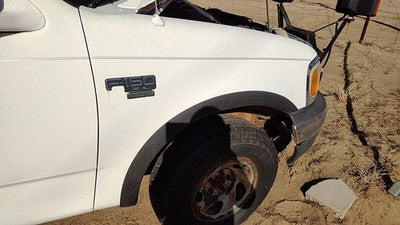 1997-2004 Ford F150 Passenger Right Front Fender Oem White Yz F85z16005ca