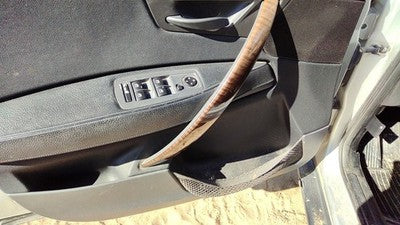 2004 Bmw X3 Driver Left Front Door Trim Panel With Master Switch Gray