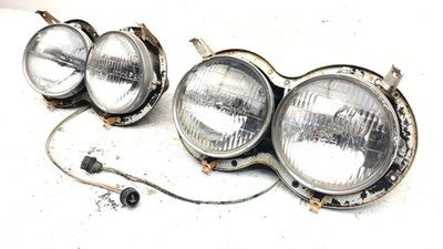 1958 Chevy 300 Driver Left Passenger Right Headlight Assembly Set Oem Bucket