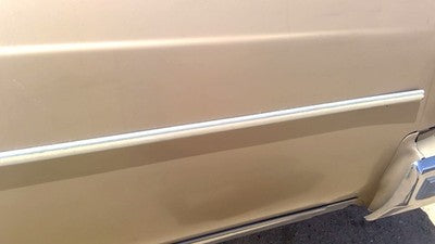 1985 Olds 88 Driver Left Rear Moulding On Quarter Panel Oem Gold