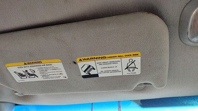 2004-2007 Jeep Liberty Driver Left Sun Visor Oem Gray D5 5Kf91bd1ac