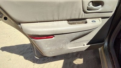 99-01 Century Driver Left Rear Door Trim Panel With Switches Back Taupe 52B