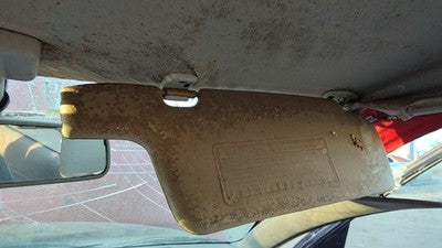 1995 Ford Aspire Passenger Right Sun Visor Oem Gray