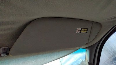1999 F250 Super Duty Passenger Right Sun Visor Oem Gray
