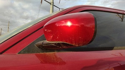 06-10 Dodge Charger Driver Left Side Mirror Door Mounted Prh Inferno Red Crystal