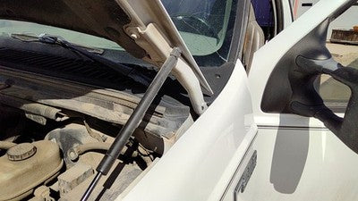 1999-2007 F250 Super Duty Driver Left Hood Hinge Assembly Oem White 6C3z16797aa