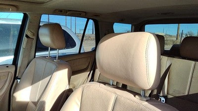 2000-2005 Mercedes Ml350 Pair Of Front Headrests Oem Left Right Set Seat Tan