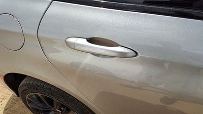 15-17 200 Passenger Right Rear Outside Door Handle Back Billet Silver Psc