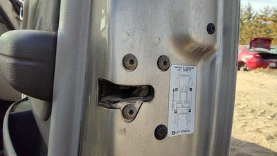 2002 Chrysler Pt Cruiser Passenger Right Front Door Latch With Rods/Cables Oem