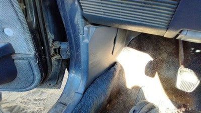 1986 Toyota Camry Driver Left Lower Kick Trim Panel Oem Blue