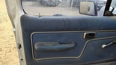 1987 Ford Ranger Driver Left Front Door Trim Panel Manual Blue