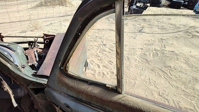53 Bel Air 150 Sedan Passenger Right Front Vent Window Small Door Glass Wh Frame