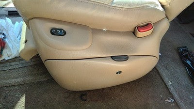98 Town & Country Passenger Right Front Inside Seat Trim Panel Cubby K5 Camel