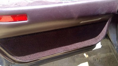 1993 Cadillac Fleetwood Driver Left Rear Inside Door Trim Panel Only Back Maroon