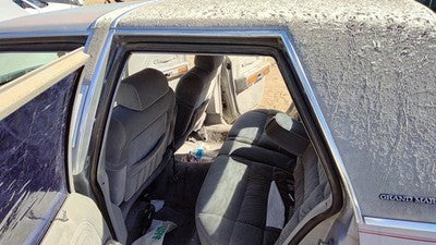 1985 Mercury Grand Marquis Driver Left Rear Chrome Trim Moulding Around Door