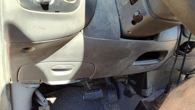 1997-2004 Ford F150 Lower Dash Under Column Knee Bolster Trim Panel Oem Gray