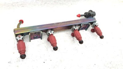 00-02 Nissan Sentra Complete Fuel Rail With Injectors Set Loaded Oem 1.8L Gxe