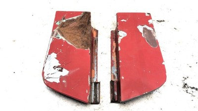 70-73 Nissan Datsun 240Z Driver Passenger Access Cover For Hood Engine Area Red