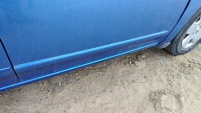 08-14 Dodge Avenger Passenger Right Front Moulding From Door Trim Strip Blue Pbd
