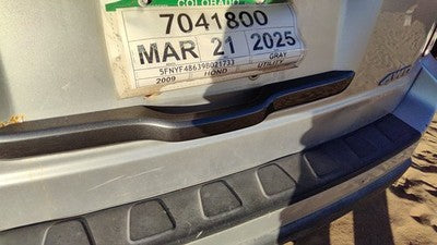 09-15 Pilot Rear Liftgate Handle Release Button Assembly Tail Gate Back Hatch