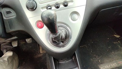 04 Civic Hatchback Si Floor Shifter Lever Wth Cables 5 Speed Manual Transmission