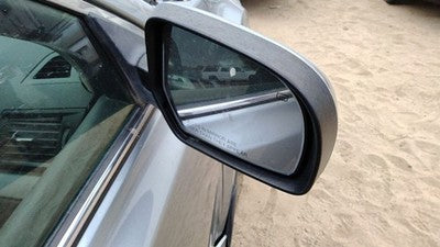 11-14 Legacy Outback Passenger Right Side Mirror Door Mounted Ssm Steel Silver