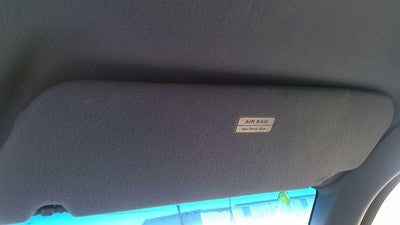 1995 Ford Explorer Passenger Right Sun Visor Oem Blue