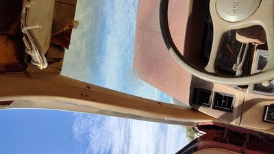 1985 Pontiac Sunbird Driver Left A Pillar Trim Windshield Post Panel Oem Tan