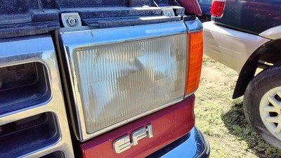 1987-91 Ford F150 Driver Left Head Light Front Lamp With Turn Signal Chrome Trim
