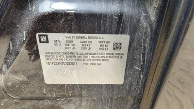 2011-2016 Chevy Cruze 16" Steel Wheel OEM Factory Rim
