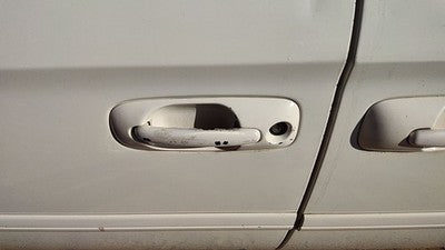 2001-2007 Dodge Caravan Driver Left Front Outside Door Handle Oem White Pw1