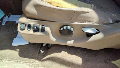 1998 Lincoln Navigator Driver Left Side Power Seat Switch With Trim Panel Tan Kx