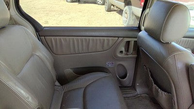04-05 Toyota Sienna Driver Left Rear Door Trim Panel With Switches Back Fawn 41